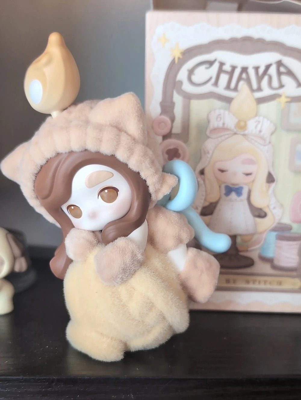 New Pop Mart Chaka Stitch by Stitch Series Confirmed Figure Cream Brown